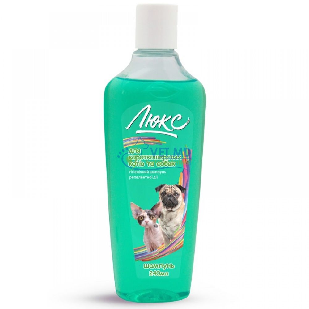 Lux Șampon pentru câini și pisici antiparazitar, 240 ml